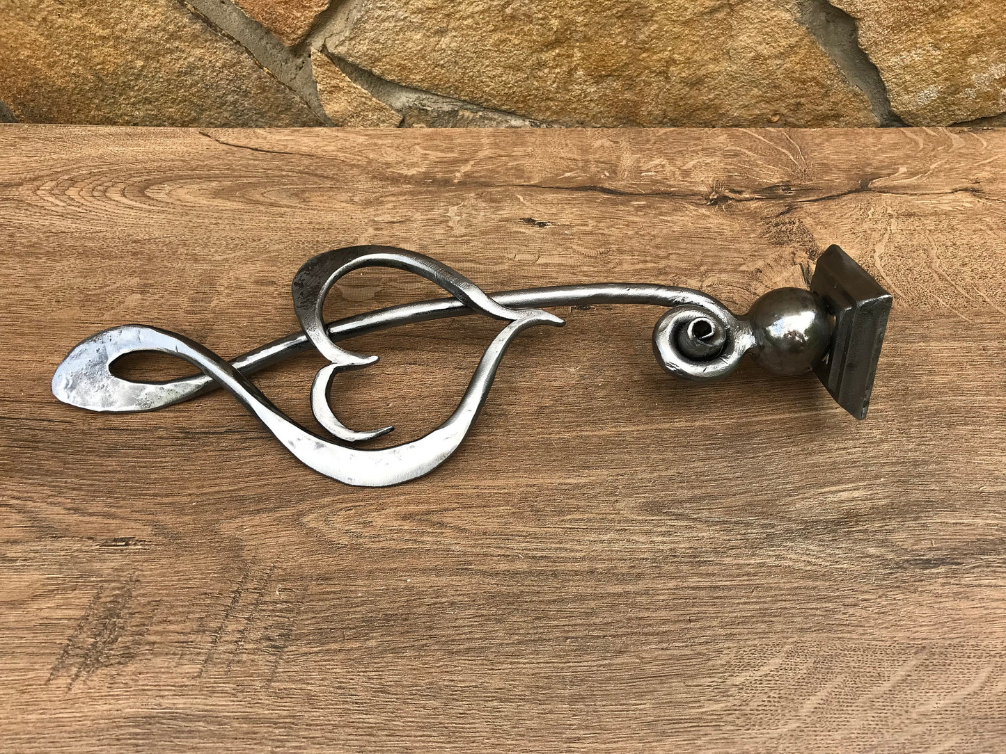 Treble clef, iron music note, 6th anniversary, iron anniversary, iron treble clef, music note, music symbol, engagement gift, music gift