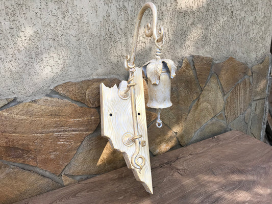 Bell, Christmas bell, metal sculpture, steampunk, Christmas gifts, porch decor, iron gift, Christmas gift for her, New Year gift, door bell