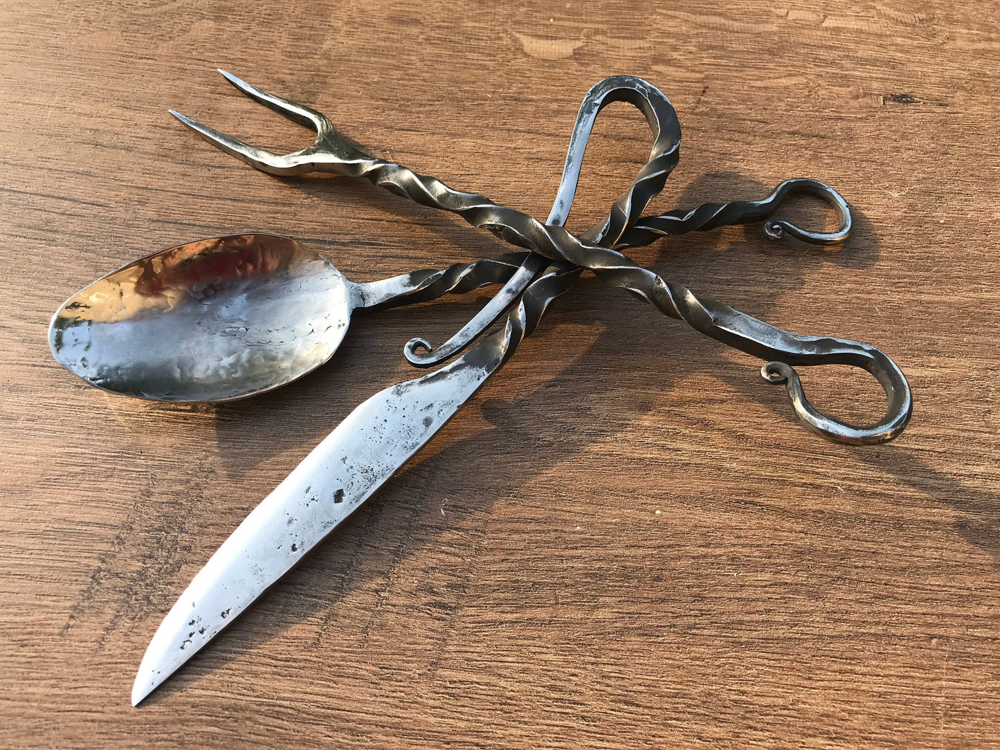 Cutlery set, stainless steel, steel gift, knife, spoon, fork, BBQ gift,BBQ fork,stainless steel gifts,grill tools, flatware,medieval cutlery