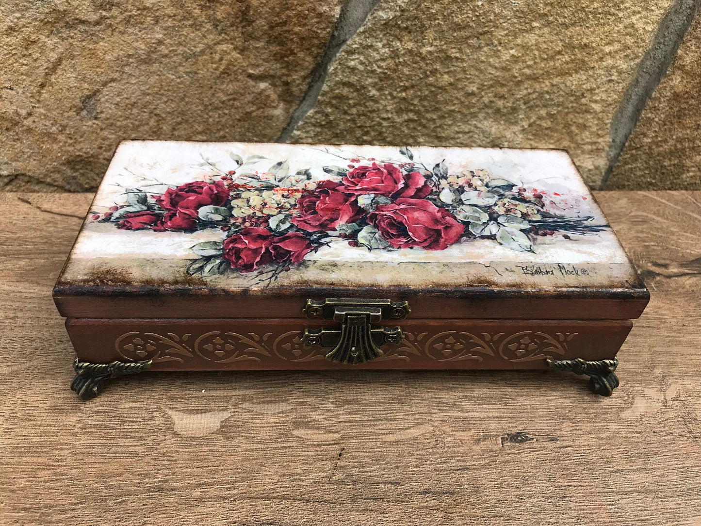 5th anniversary, jewelry box, wooden gift for her, jewelry storage, wooden anniversary, jewelry casket, treasure chest, vintage casket
