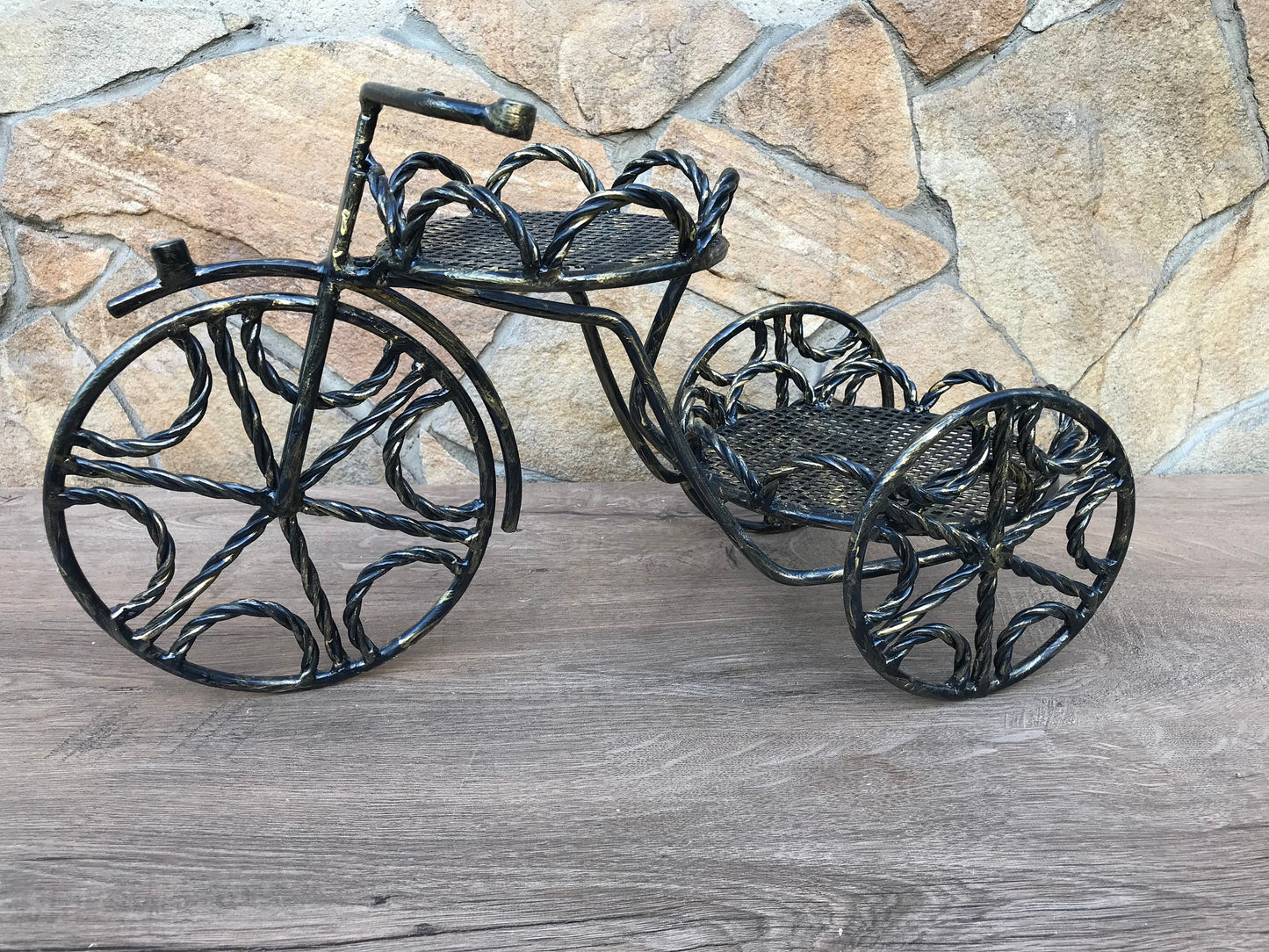 Hand forged plant stand, outdoor gardening, planters & pots, outdoor planters, indoor planters, plant stand, iron gift for her, flower pot