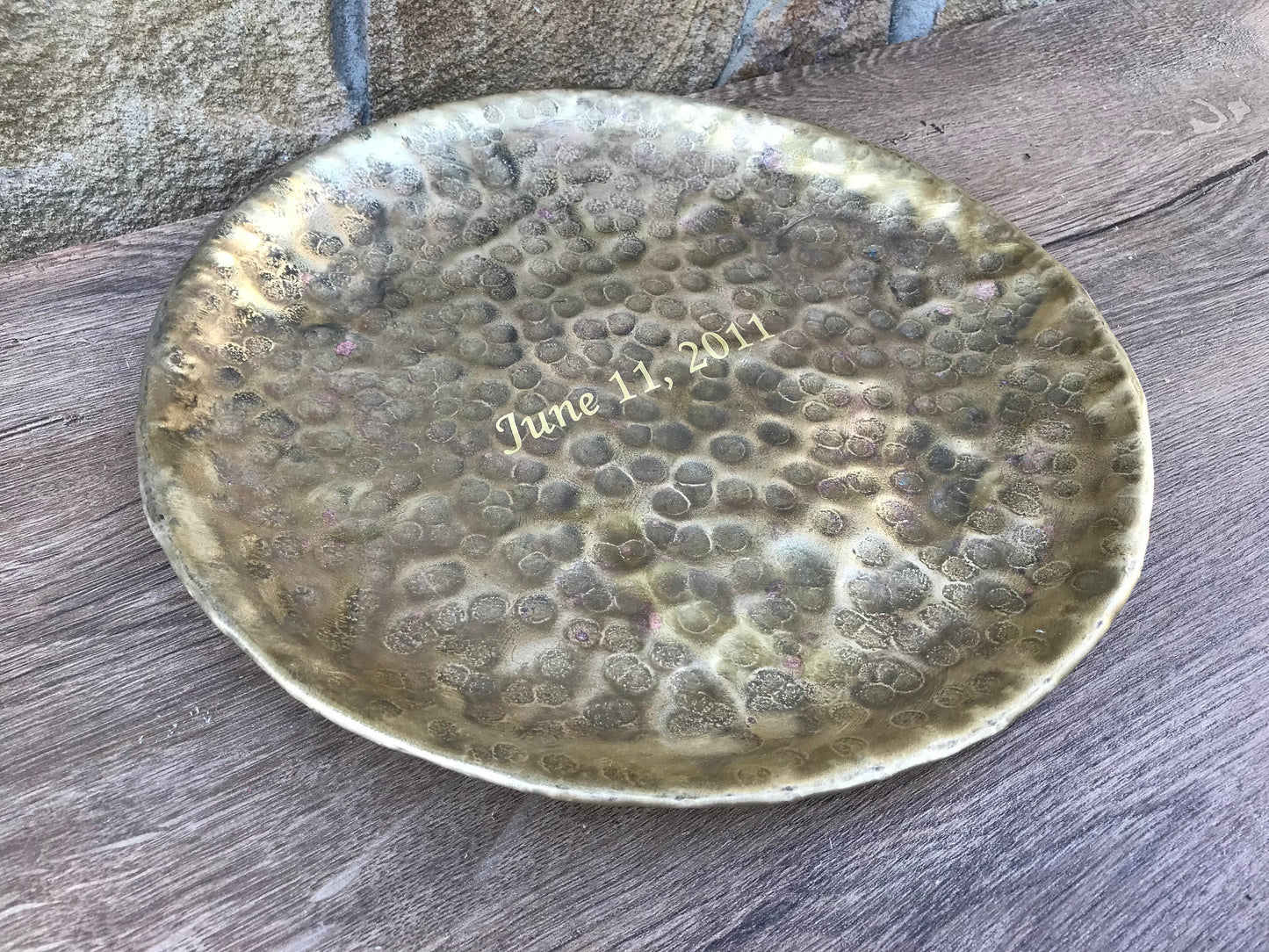 Bronze tray, bronze plate, bronze gift, bronze gift for him, bronze anniversary gifts for men, bronze bowl, bronze gift for men,bronze gifts