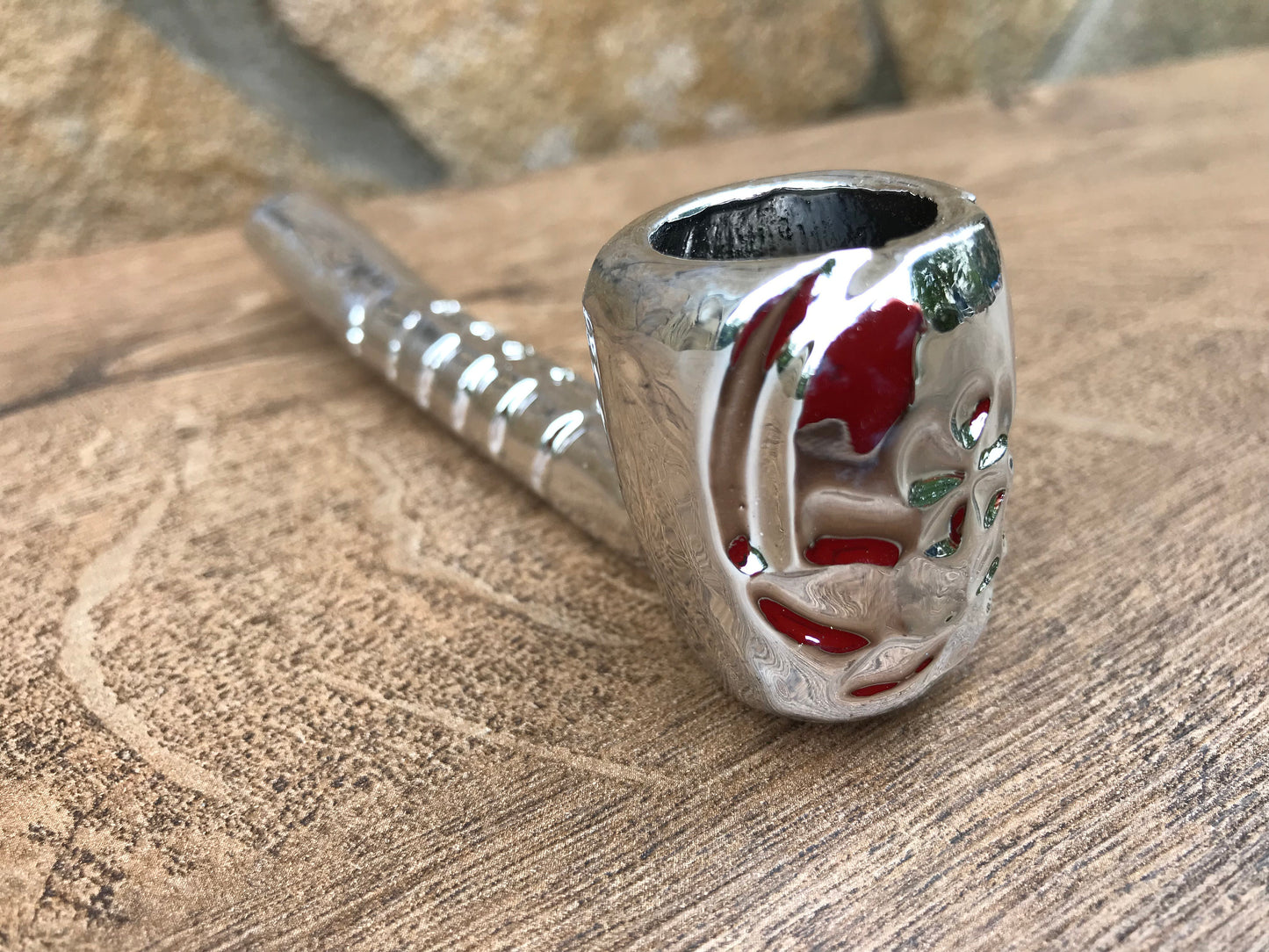 Tobacco pipe, pipe for smoking, smoking pipe, personalized smoking pipe, groomsmen gift, mens gift, manly gift,iron anniversary gift,ashtray