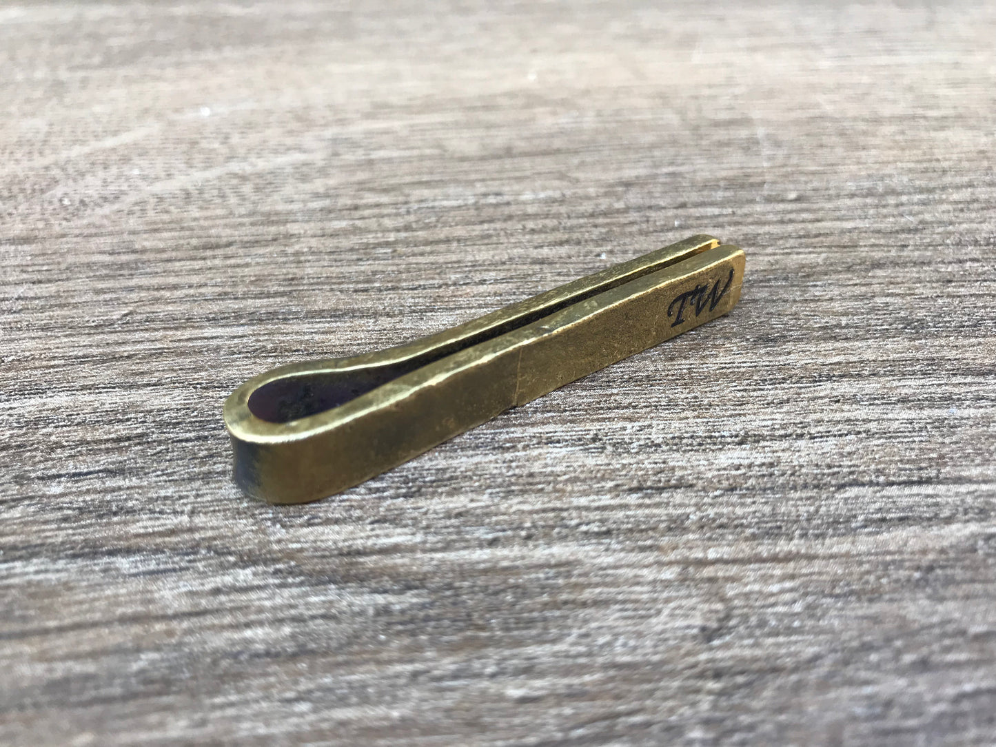 Bronze tie clip, tie clip, tie bar, tie tack, bronze gift for men, bronze gift for him, personalized tie clip, mens bronze gifts, tie clips