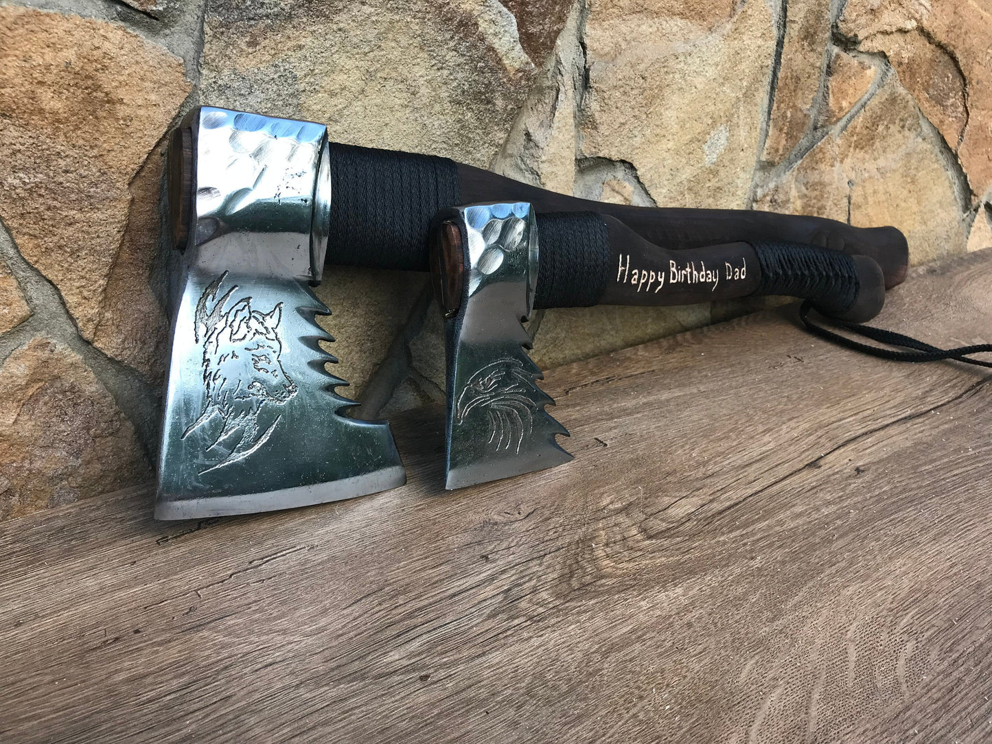 Axe, his birthday gift, 6th anniversary, gift for dad, 11th anniversary, gift for men, Christmas gift,viking axe,Fathers day gift,wolf,eagle