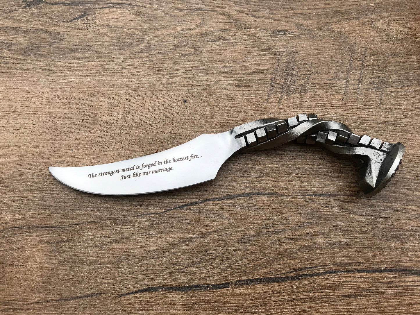 6th anniversary, 6 year anniversary, railroad spike knife, 6th anniversary gift for him, iron gift for him, iron anniversary gift for him