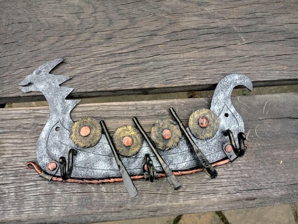 Wall hanger, viking ship, wall hook, wall rack, viking furniture, viking reenactment, drakkar, odin, viking life, valkyrie, replica,medieval