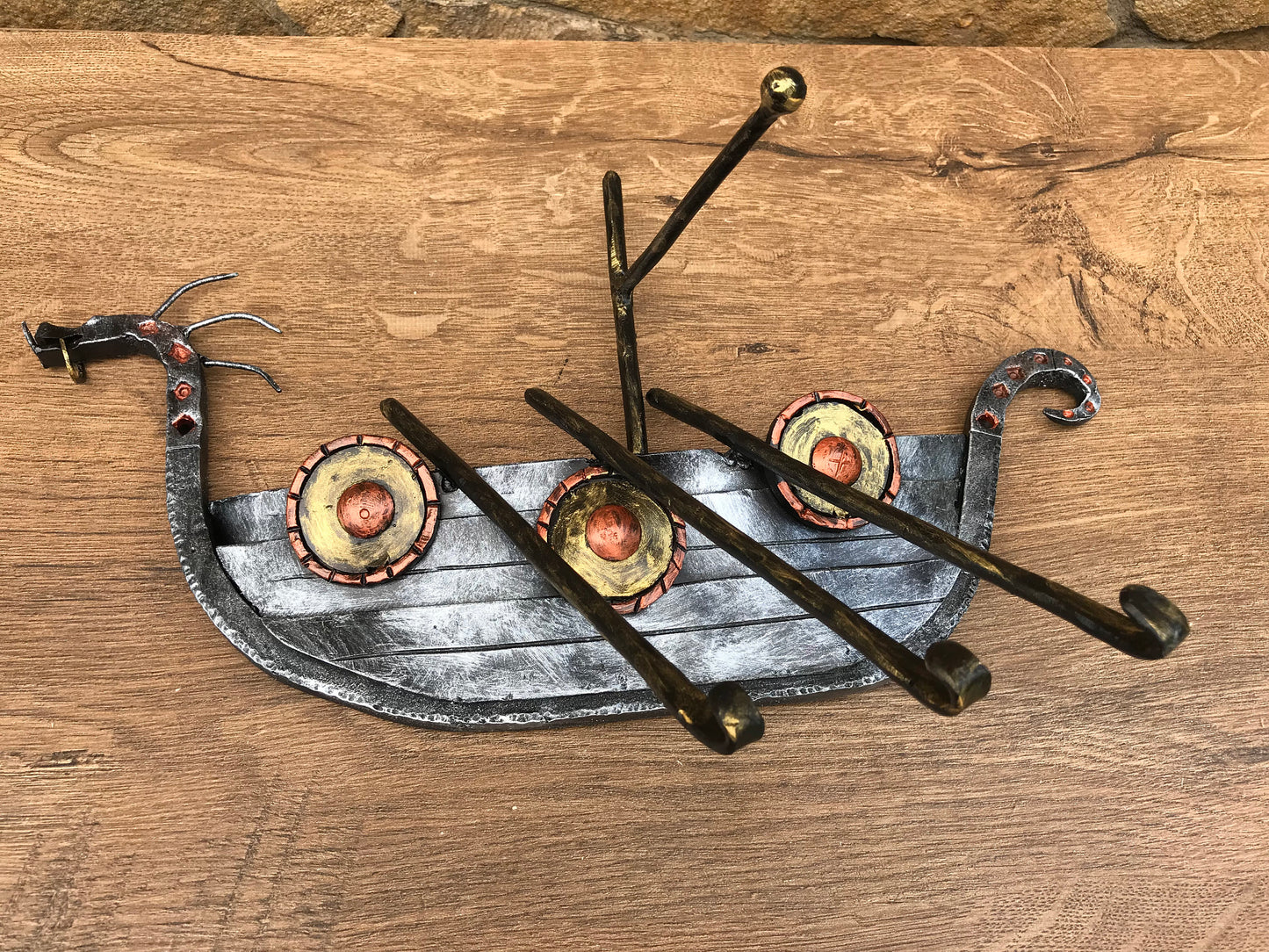 Viking hanger, wall hanger, viking ship, wall hook, wall rack, viking furniture, viking reenactment, drakkar, viking life, replica, medieval