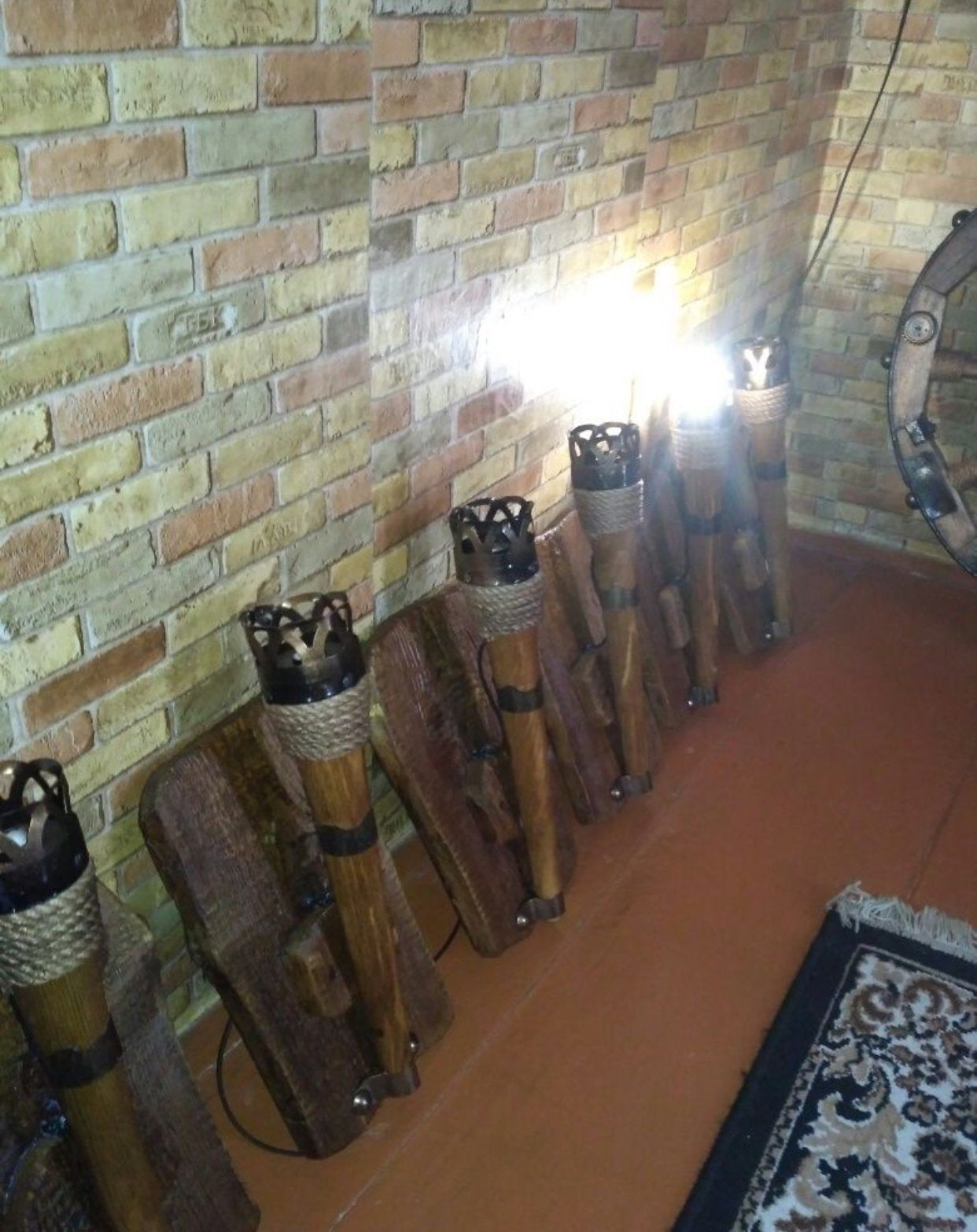 Wall sconce, torch, viking sconce, viking light, castle sconce, medieval torch, Olympic torch, medieval lamp, hand forged lantern, medieval
