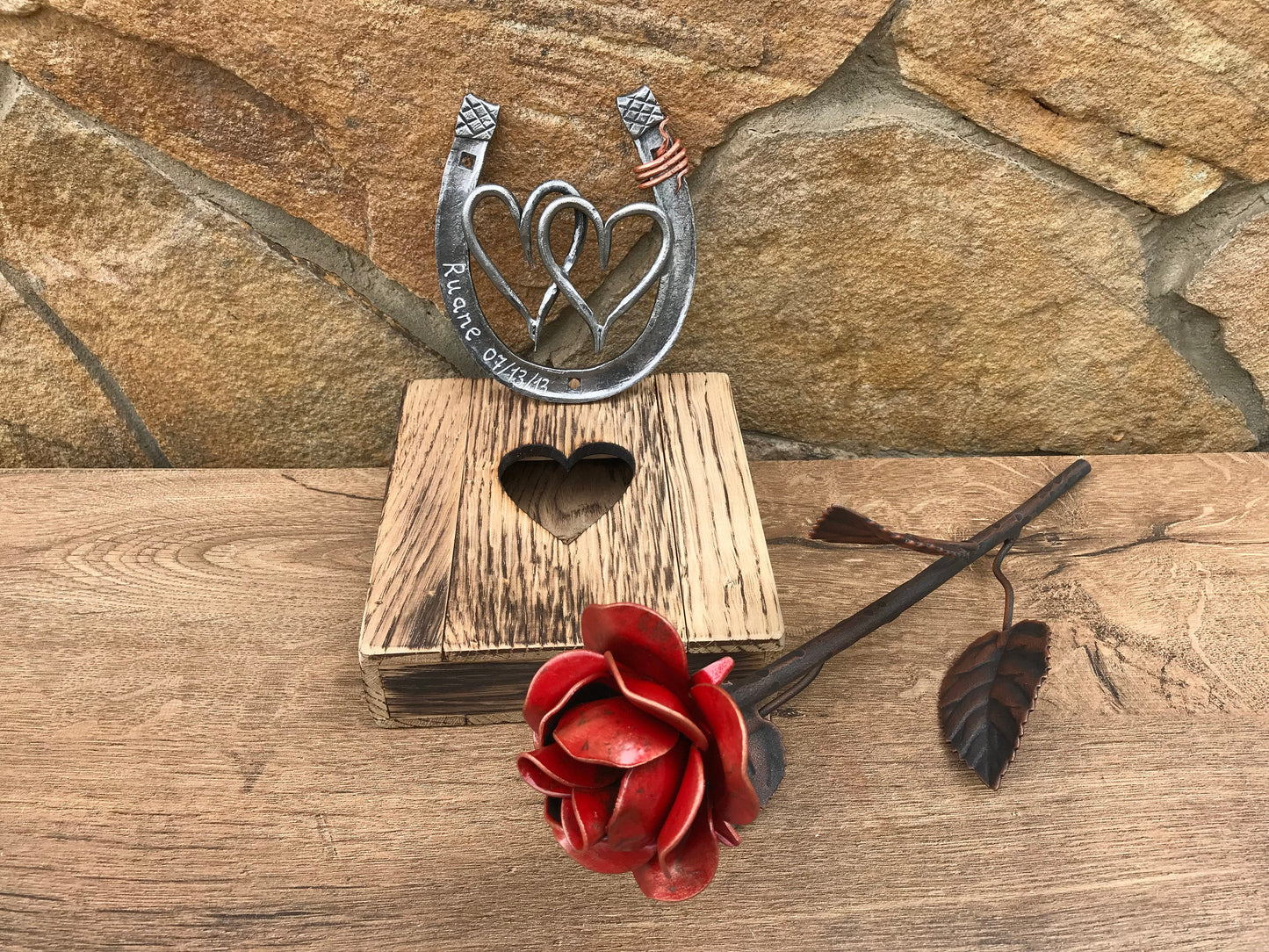 Iron gift for her, iron anniversary, 6th anniversary gift, iron gift, 6th anniversary gift for her,iron rose,iron horseshoe,anniversary gift