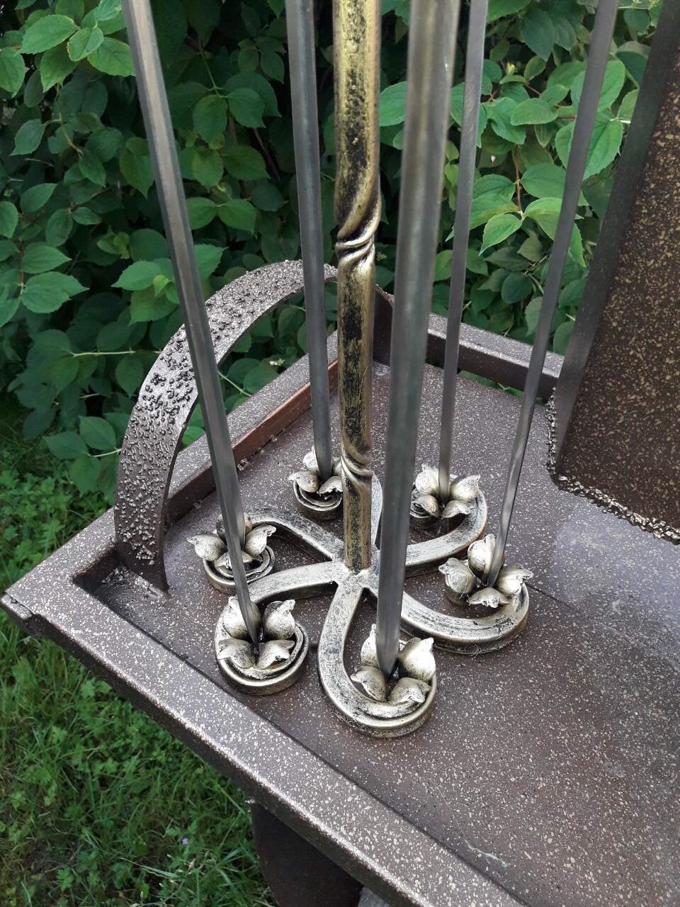 Skewers, steel gift, iron gift, grilling gift, barbecue, BBQ, picnic, gift for dad, Fathers day gift, party decor, birthday gift, grill gift