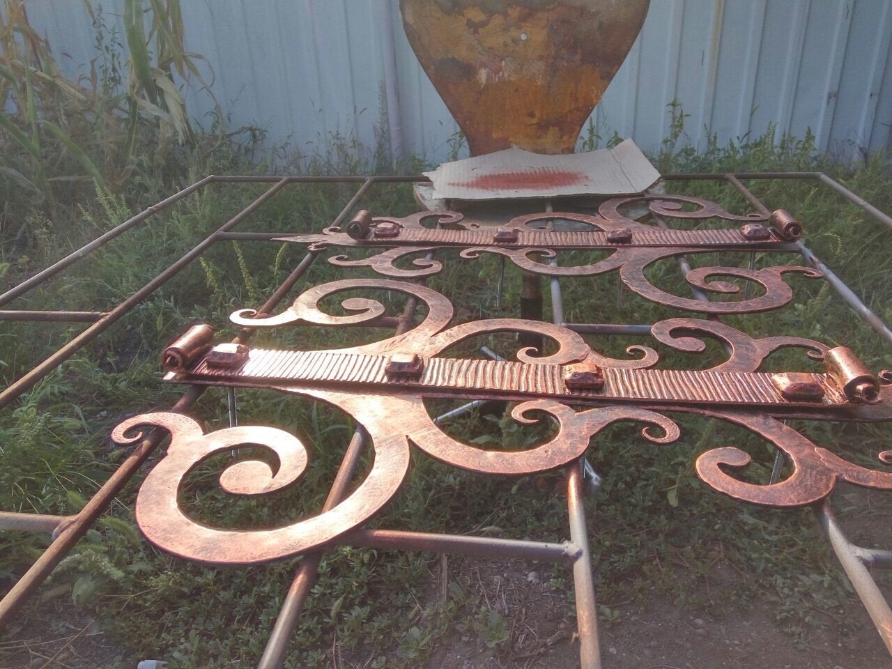 Custom listing for Dorcas: a pair of decorative hinges