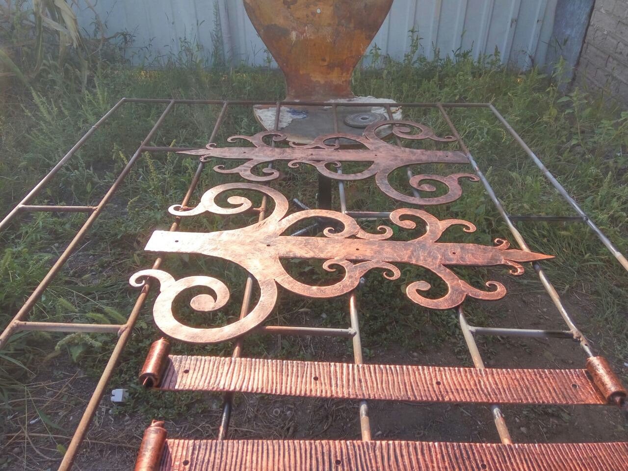 Custom listing for Dorcas: a pair of decorative hinges