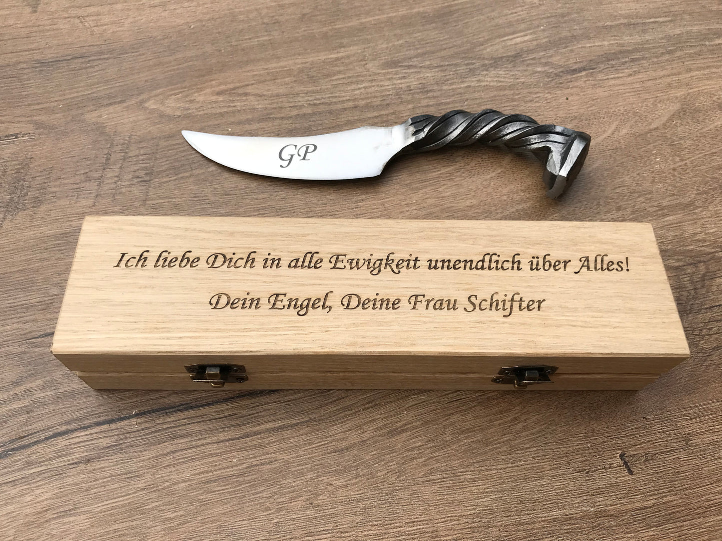 Iron anniversary gift for him, 6 year anniversary, railroad spike knife, 6th anniversary, iron wedding anniversary, iron gift for him,knife