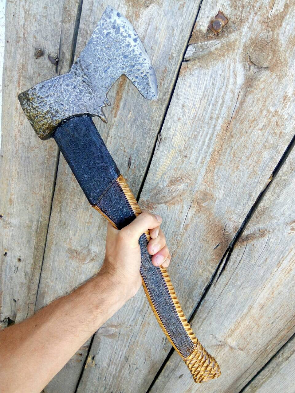 Axe, mens birthday gift, viking axe, tomahawk, throwing axe, best man gift, viking bearded axe, BBQ, wood cutting, wood cutter, wooden gift