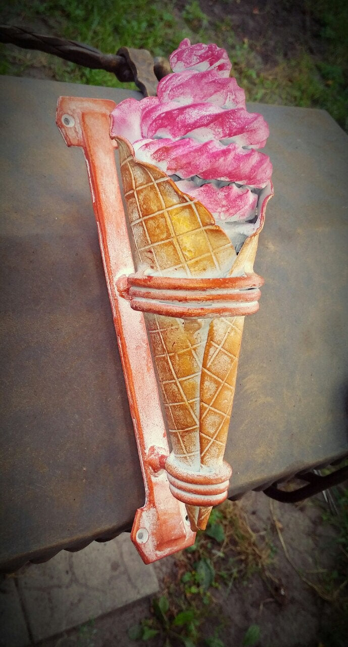 Door handle, childrens door handles, ice cream, room decor, childrens room decor, gift for child, childrens toys, door pull, childs gift