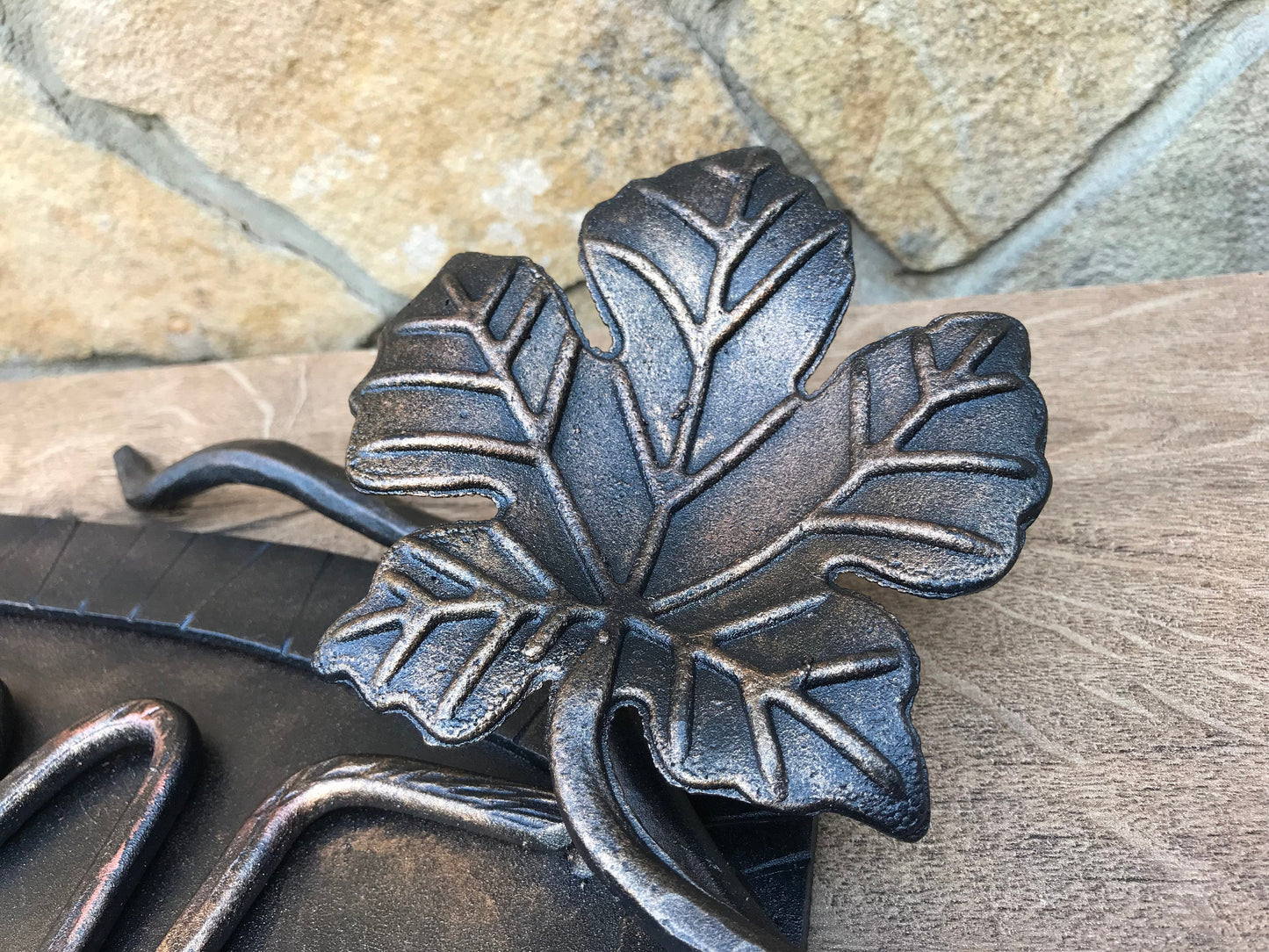 Hand forged address sign, welcome sign, welcome plaque, customized address sign, personalized plaque, custom address sign, personalized sign