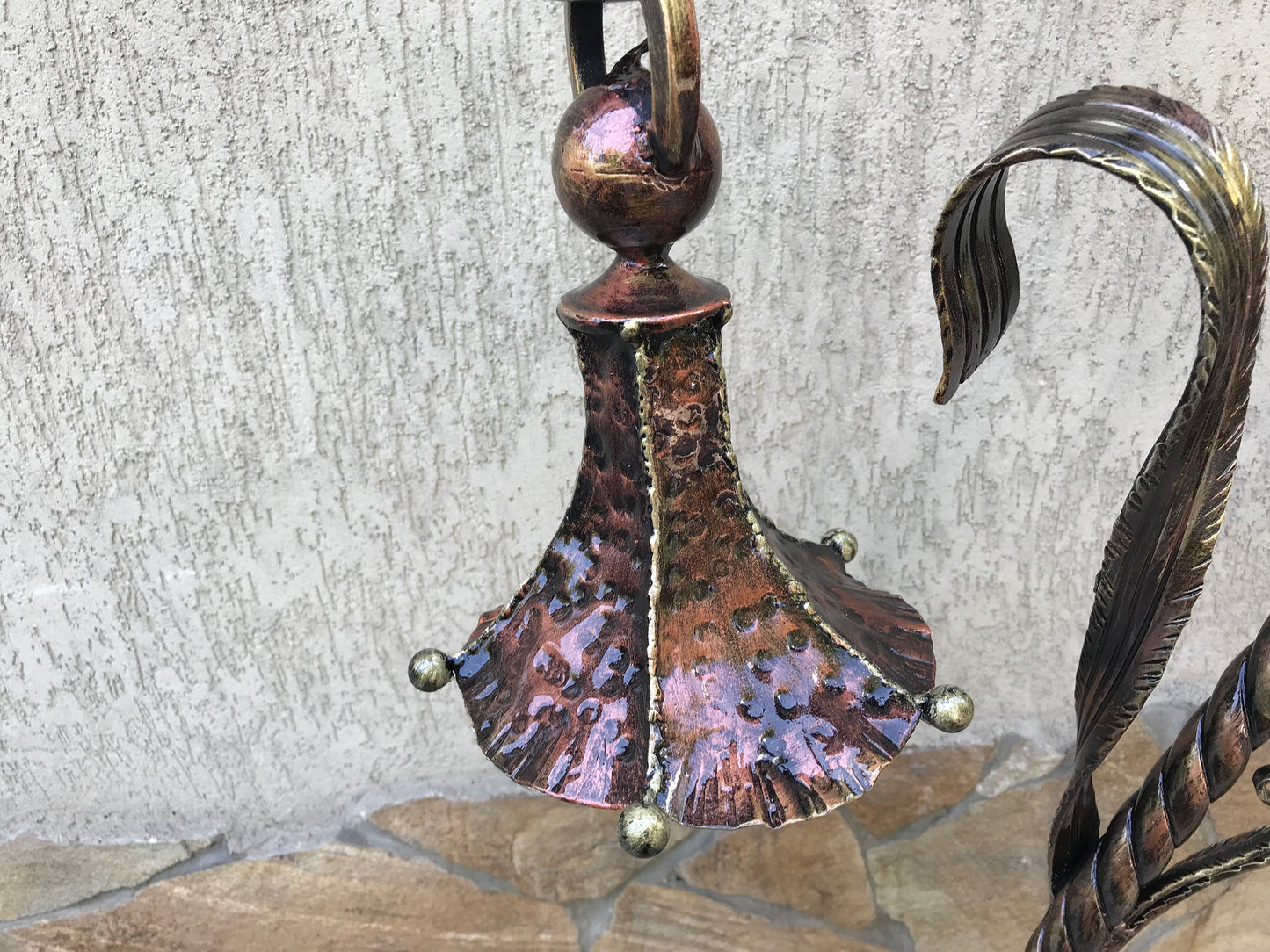 Garden lantern, fairy lantern, outdoor lighting, lamp post, metal lantern, fairy lights, party decor, garden sculpture,fall decor,yard decor