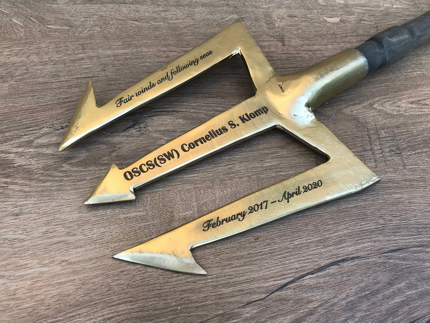 Engraved trident, custom trident, Neptune trident, trident, Poseidon, cosplay trident, axe, cosplay, trident decor, nautical gift, aquaman