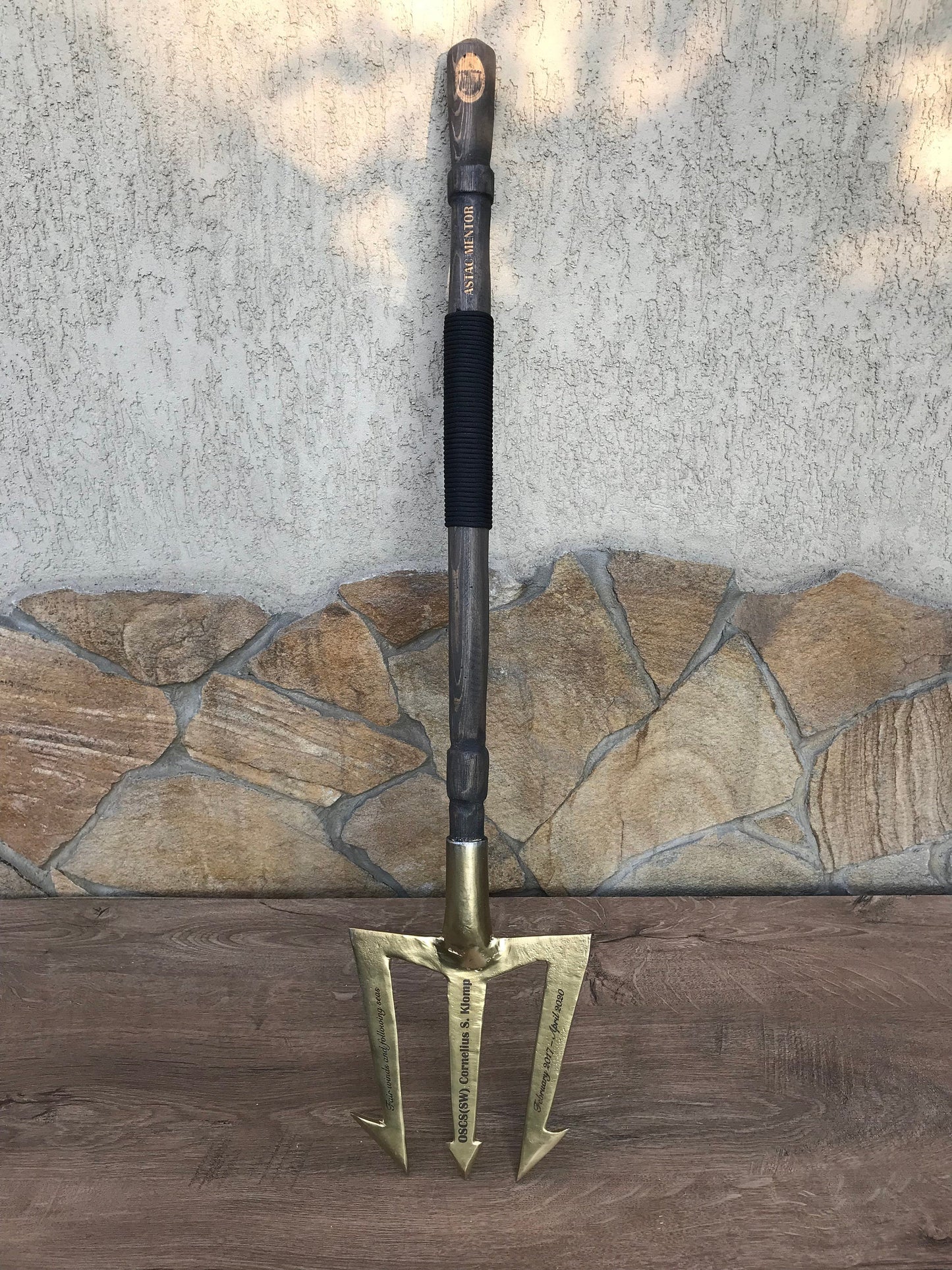 Engraved trident, custom trident, Neptune trident, trident, Poseidon, cosplay trident, axe, cosplay, trident decor, nautical gift, aquaman