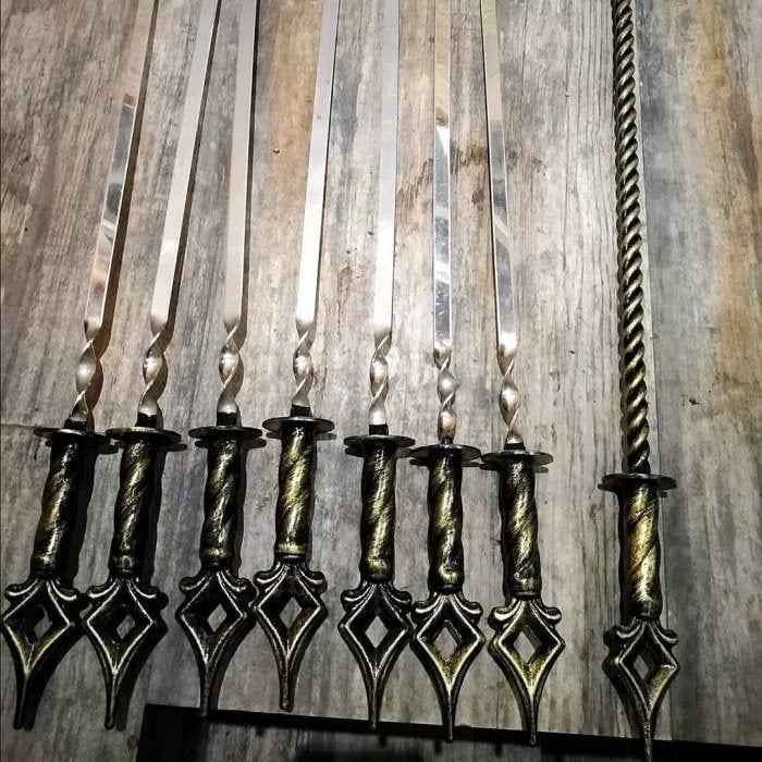 Skewers, kebab, kabob, kabob skewers, kebab skewers, kabob grill, kebab grill, shish kebab, BBQ tools, grill skewers,grilling gift,Christmas