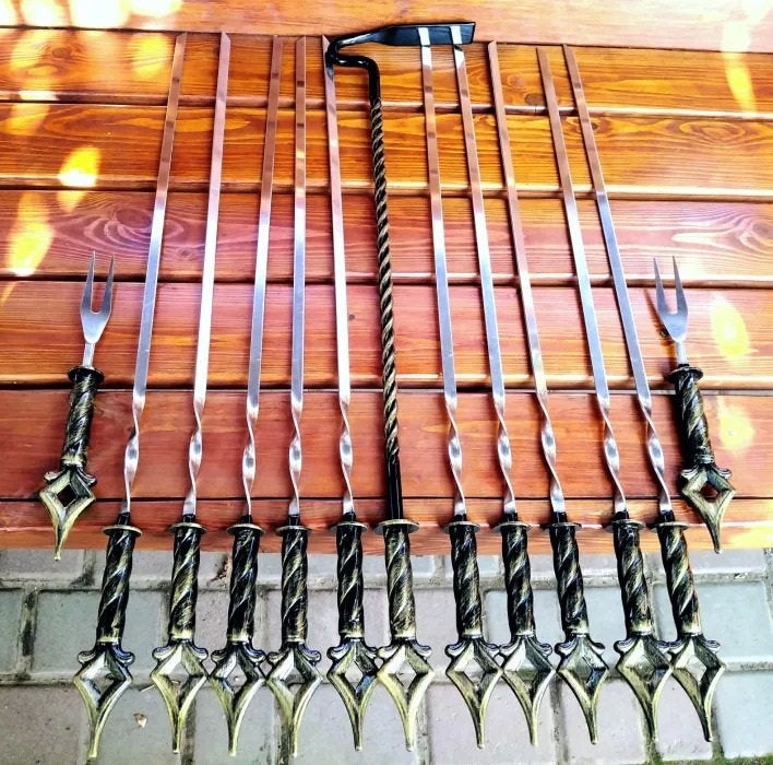 Skewers, kebab, kabob, kabob skewers, kebab skewers, kabob grill, kebab grill, shish kebab, BBQ tools, grill skewers,grilling gift,Christmas