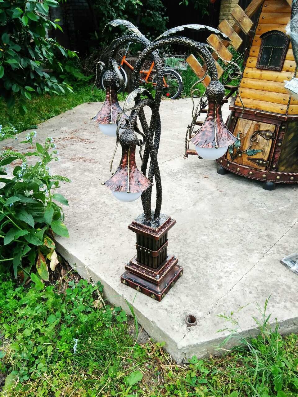 Outdoor lighting, garden lantern, fairy lantern, lamp post, metal lantern, fairy lights, party decor, garden sculpture,fall decor,yard decor