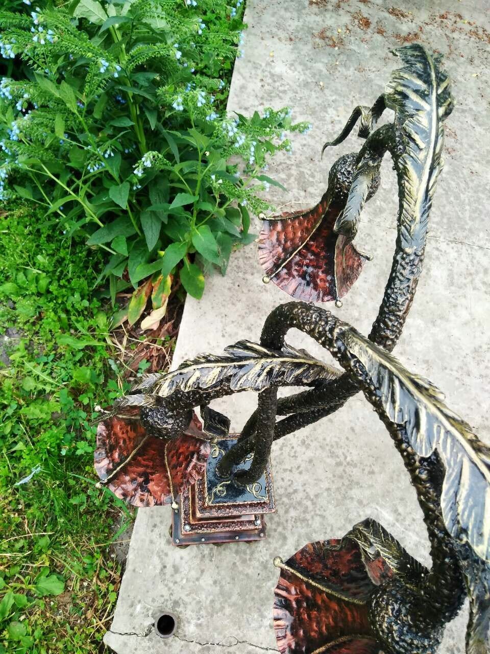 Outdoor lighting, garden lantern, fairy lantern, lamp post, metal lantern, fairy lights, party decor, garden sculpture,fall decor,yard decor
