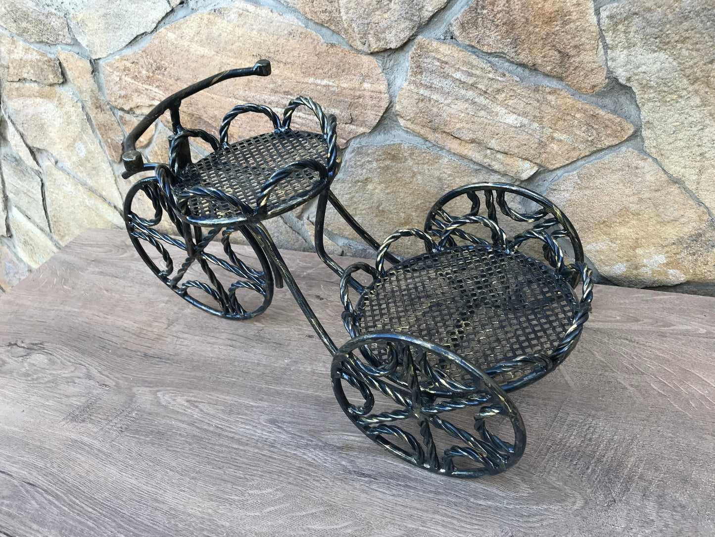 Hand forged plant stand, outdoor gardening, planters & pots, outdoor planters, indoor planters, plant stand, iron gift for her, flower pot
