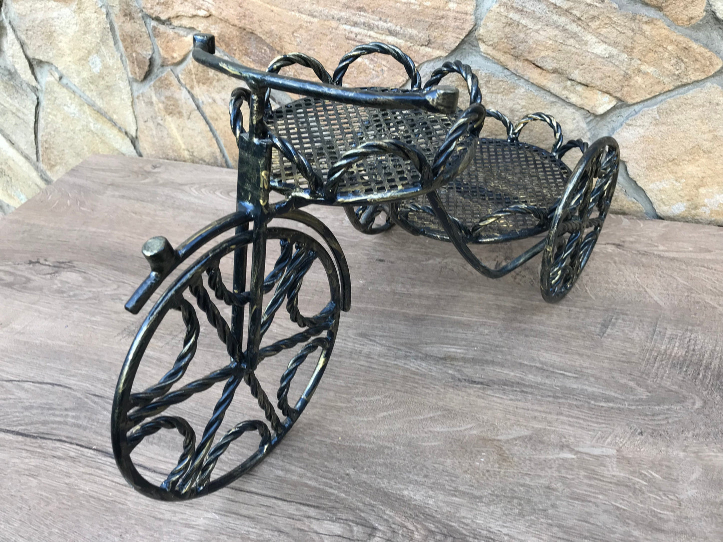 Hand forged plant stand, outdoor gardening, planters & pots, outdoor planters, indoor planters, plant stand, iron gift for her, flower pot
