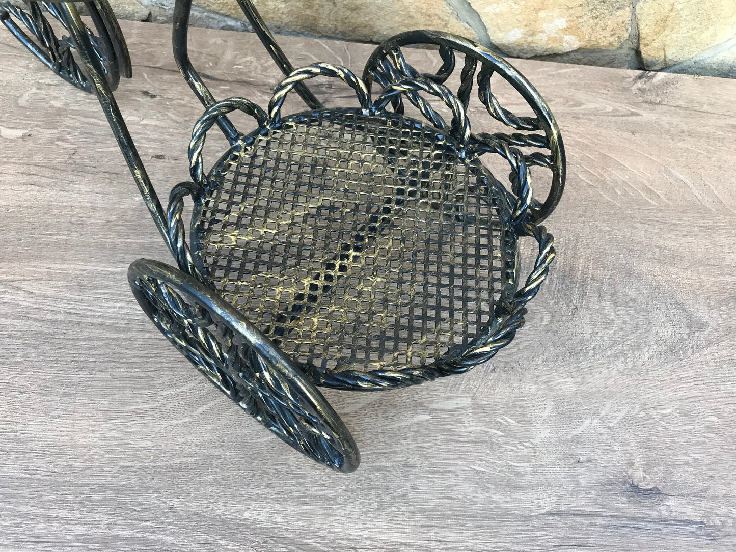 Hand forged plant stand, outdoor gardening, planters & pots, outdoor planters, indoor planters, plant stand, iron gift for her, flower pot
