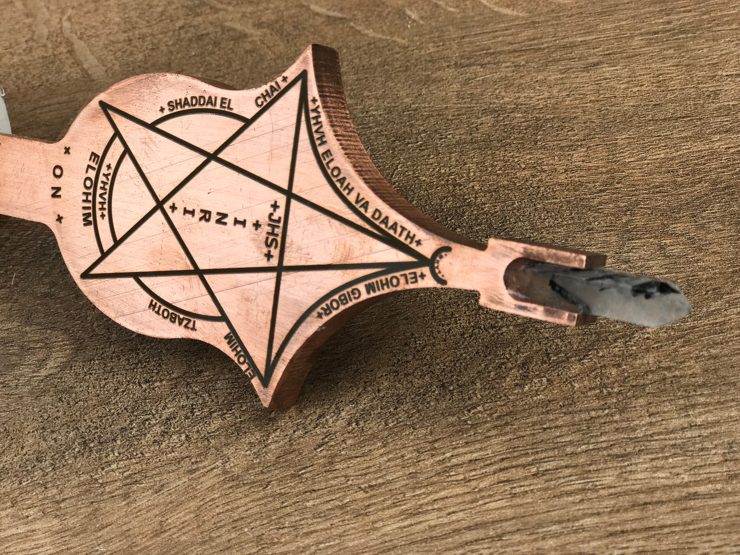 Magic mace, spirituality, ritual athame, copper mace, mace, altar tools, magic wand, witch, vicca tribal, shamanism, flail, druid weapon