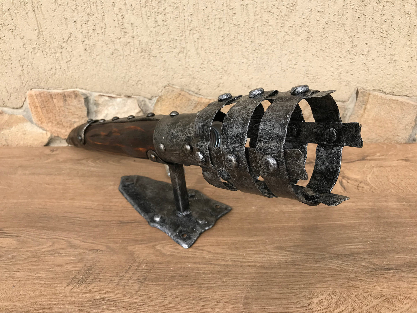 Wall sconce, viking lantern, rustic lantern, hand forged sconce,porch lamp,torch lamp,castle decor,medieval castle,wall decor,medieval decor