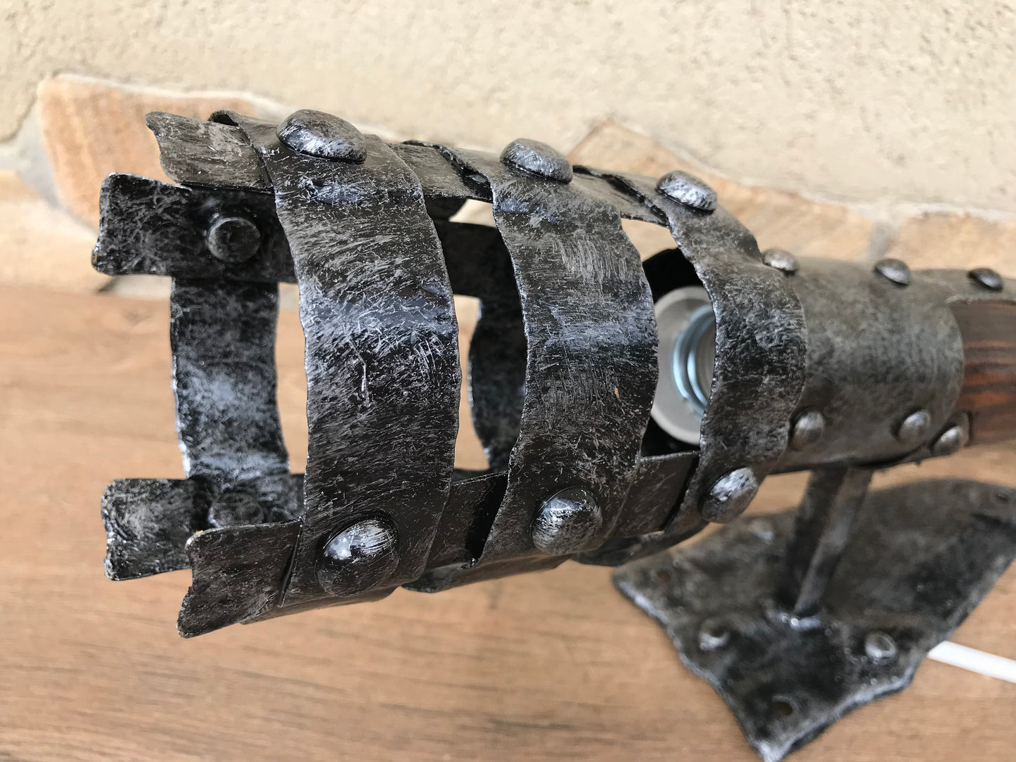 Wall sconce, viking lantern, rustic lantern, hand forged sconce,porch lamp,torch lamp,castle decor,medieval castle,wall decor,medieval decor