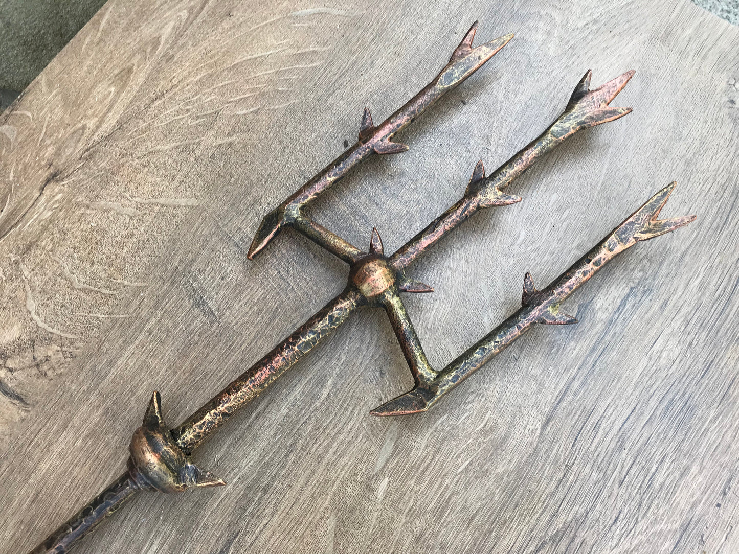 Mermaid trident, Poseidon trident, trident of Poseidon, Neptune trident, hand forged trident, cosplay,cosplay armor,cosplay weapon,sea decor