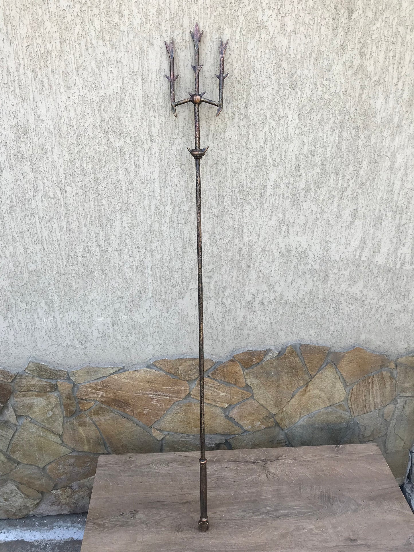 Mermaid trident, Poseidon trident, trident of Poseidon, Neptune trident, hand forged trident, cosplay,cosplay armor,cosplay weapon,sea decor