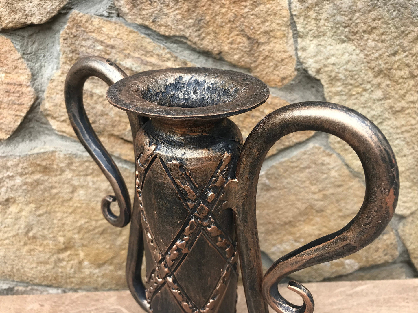 Vase, metal vase, steel vase, iron vase, metal flower, iron gift, metal bouquet, antique vase, anniversary gift,wedding gift,vintage vase