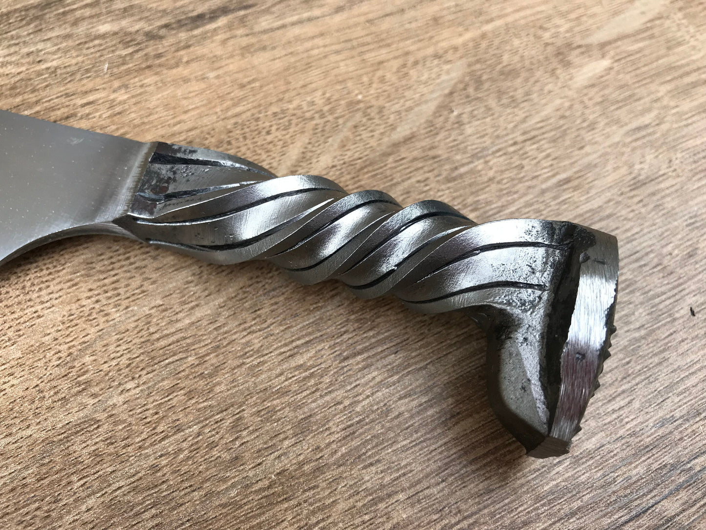 Mens jewelry, viking jewelry, railroad spike knife, knighf gift, cosplay weapon, cosplay armor, cosplay knife, iron gift, steel gift, axe