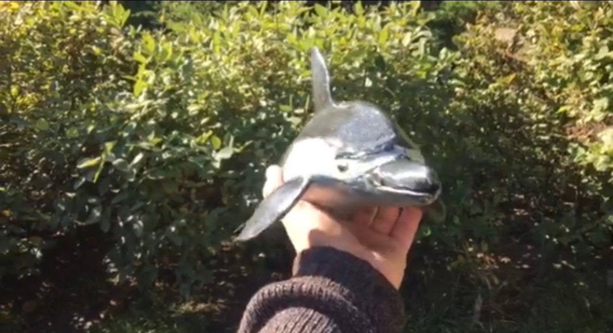 Hand forged dolphin, dolphin art, coastal decor, beach decor, wild life, dolphin jewelry, dolphin pendant,dolphin gift,ocean decor,sea life