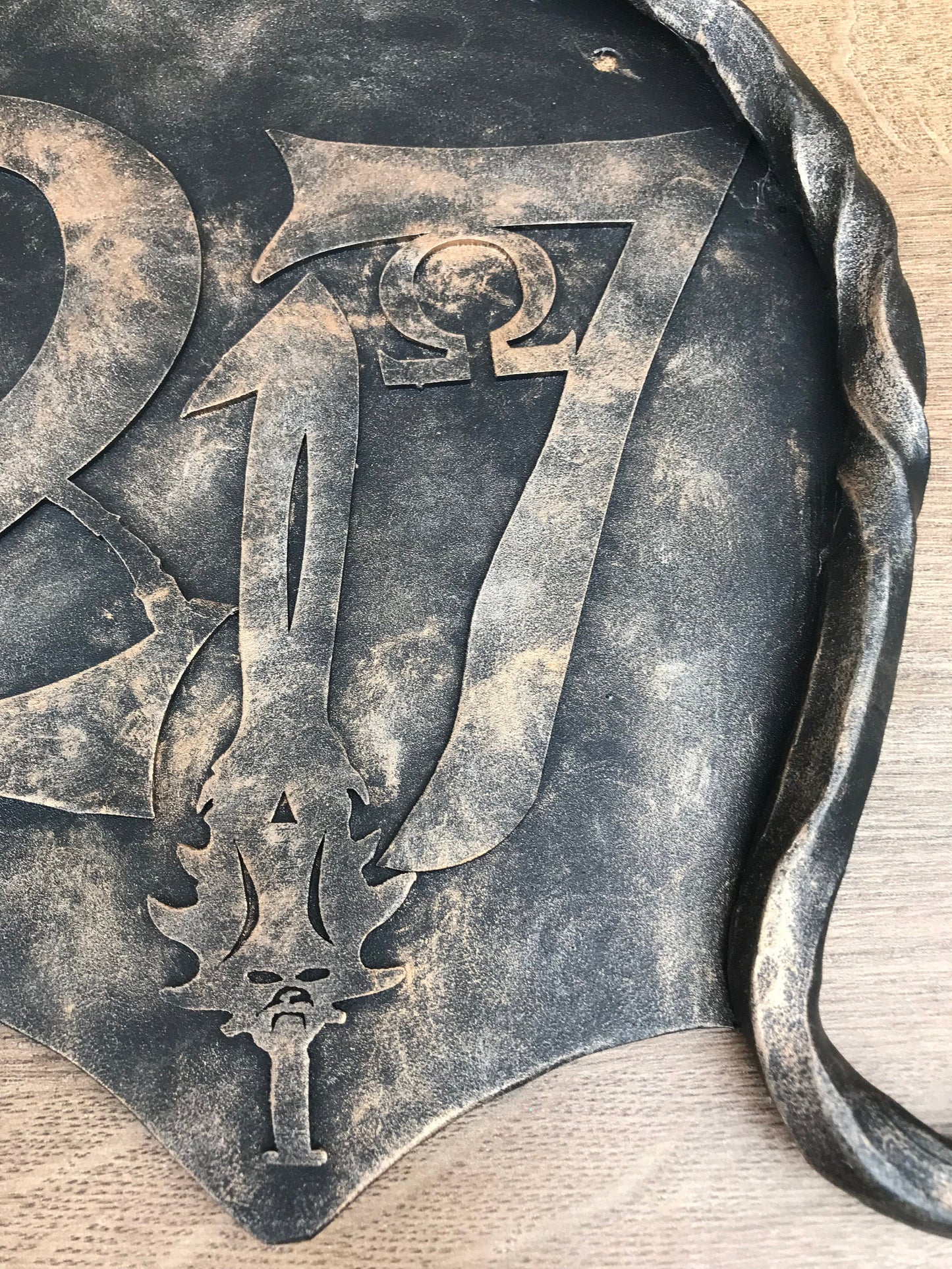 House number plaque, God of War, house number sign, Kratos, house numbers, leviathan axe, house number decor, house number display, plaque