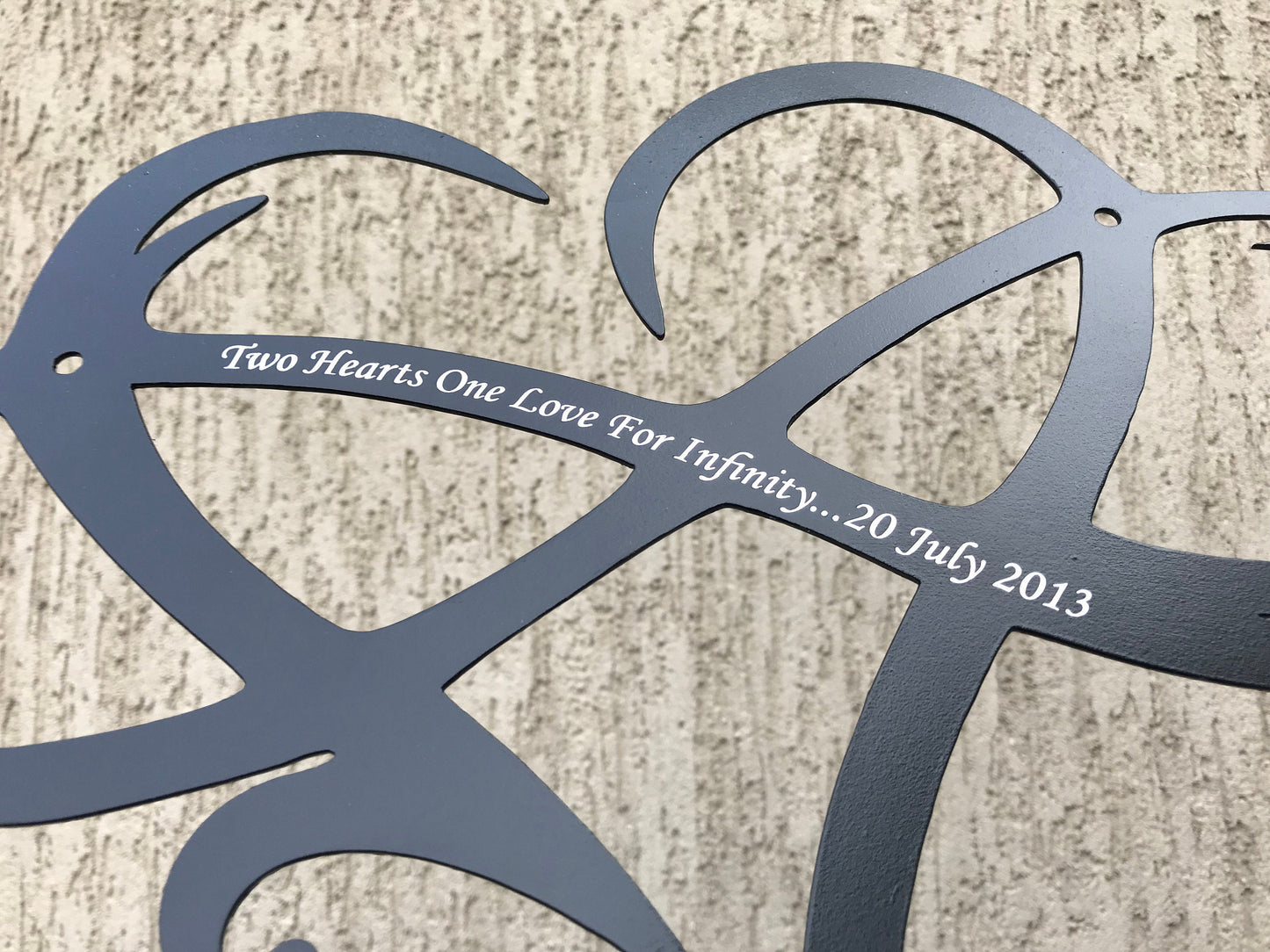 Iron gift, 6 year anniversary, 6th anniversary, engraved iron gift, heart, infinity sign, iron anniversary gift, iron heart, iron infinity