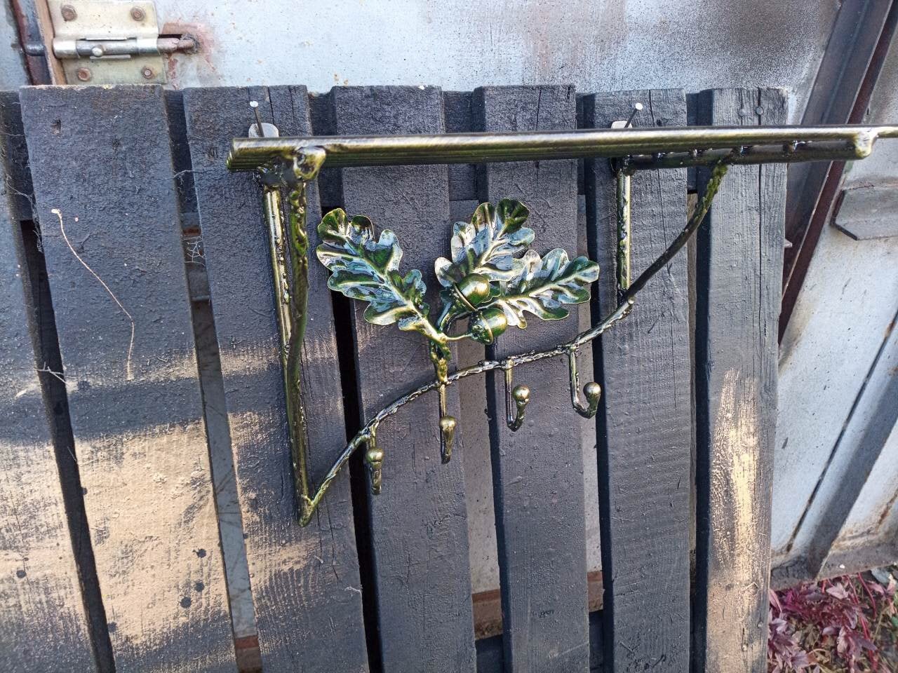 Wall rack, rack, hooks, rack with hooks, hanger, entryway rack, hallway rack, wall shelf, kitchen hanger, bathroom hanger,oak decor,hat rack