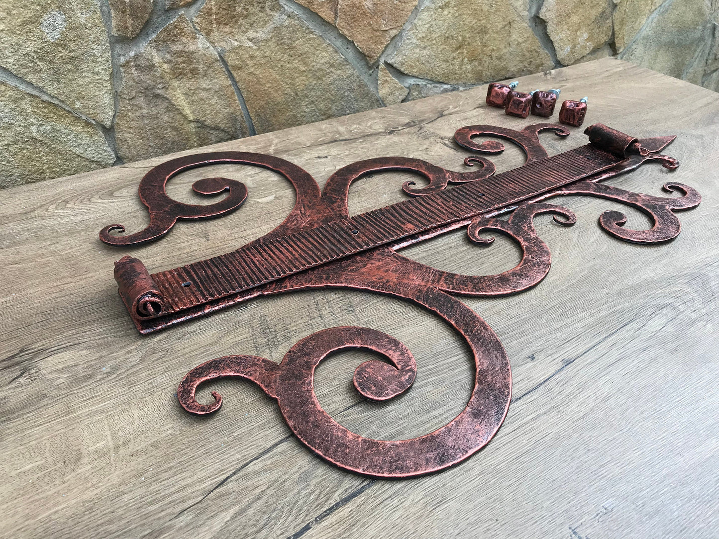 Custom listing for Dorcas: a pair of decorative hinges