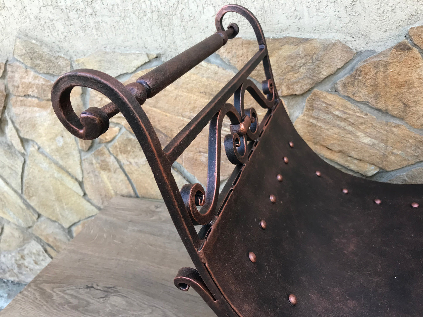 Ancient decor, ancient art, medieval decor, medieval gift, firewood rack, firewood storage, log holder, log storage, ancient fireplace