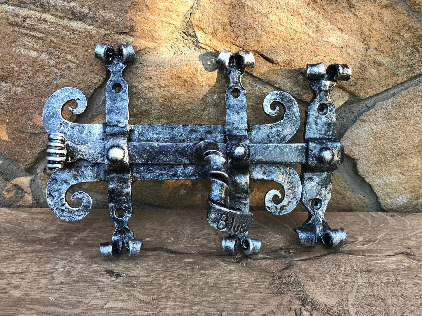 Personalized latch, door latch, custom latch, gate latch, gate lock, door lock, door hardware, sliding door bolt, deadbolt door latch, hasp