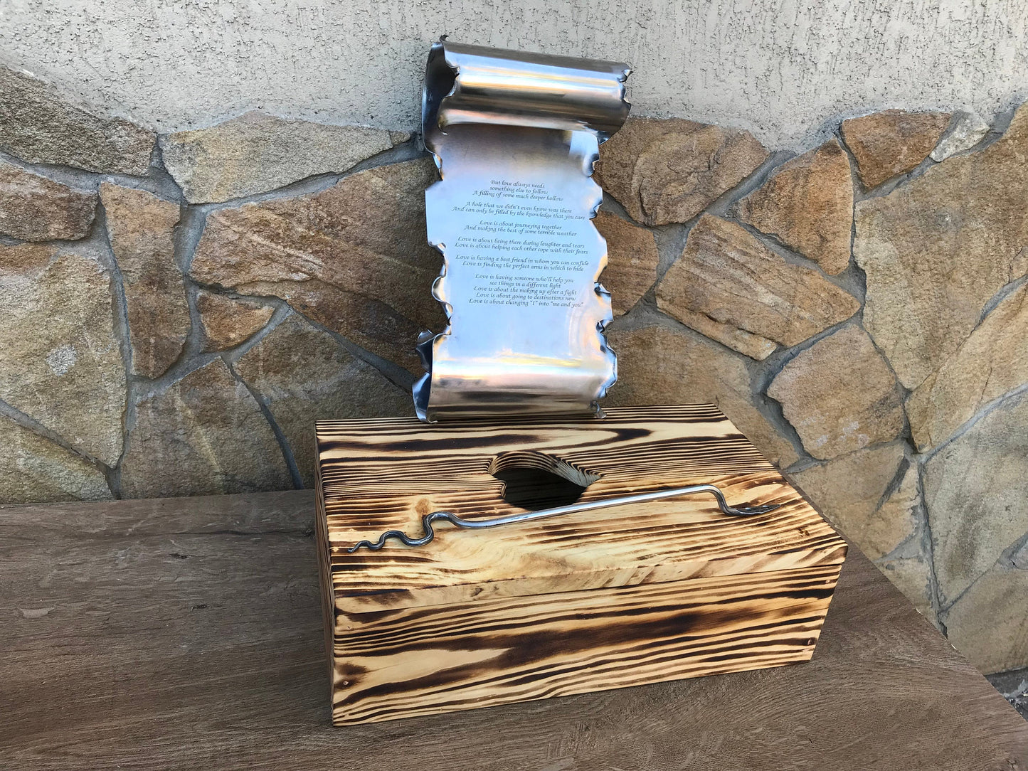 11th anniversary, steel anniversary, engraved steel scroll, steel gift, steel scroll, eleventh anniversary, steel scroll, stainless steel