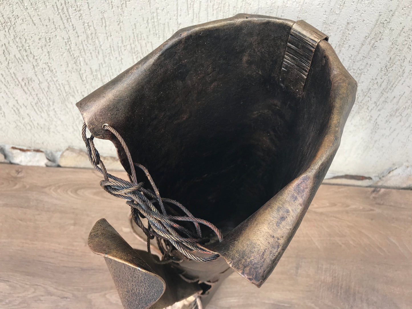 Umbrella holder, umbrella stand holder, umbrella stand, iron boot, walking stick holder, cane stand, entryway decor, engraved gift,iron gift