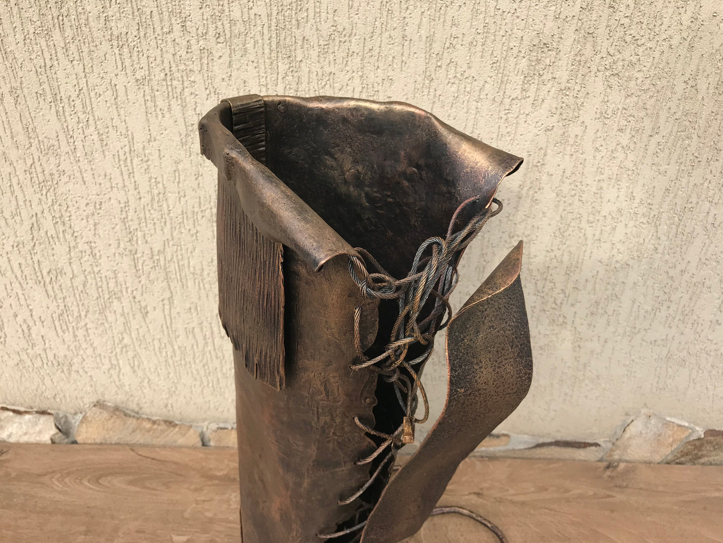 Umbrella holder, umbrella stand holder, umbrella stand, iron boot, walking stick holder, cane stand, entryway decor, engraved gift,iron gift
