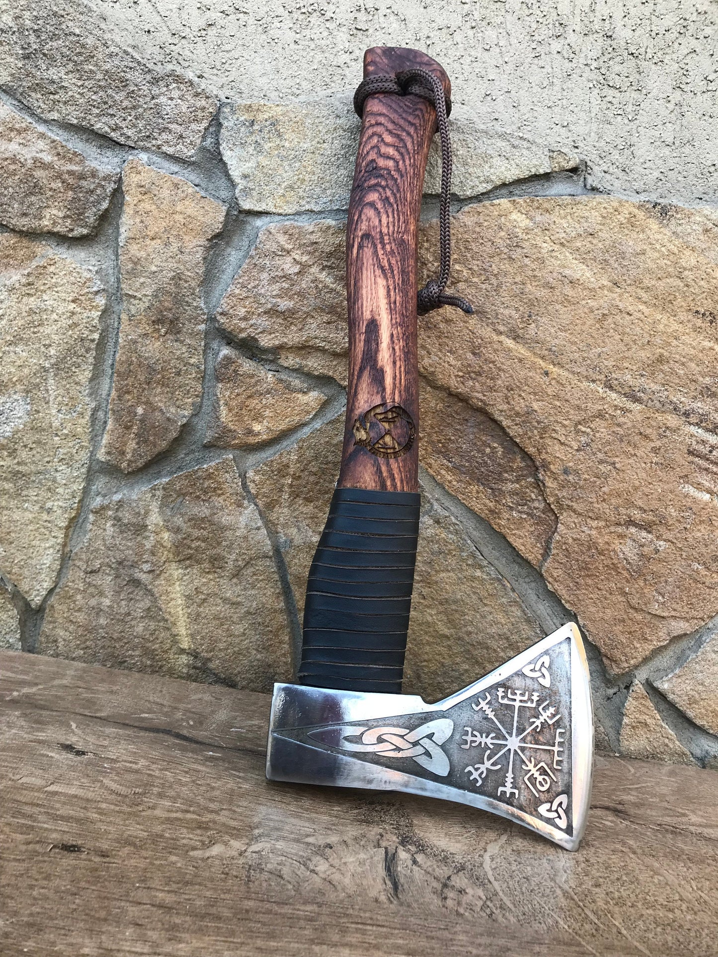 Viking axe, viking symbols, tattoo symbols, pagan symbols, talisman, amulet, runic symbols, asatru symbols,Norse symbols,mens gifts,vegvisir