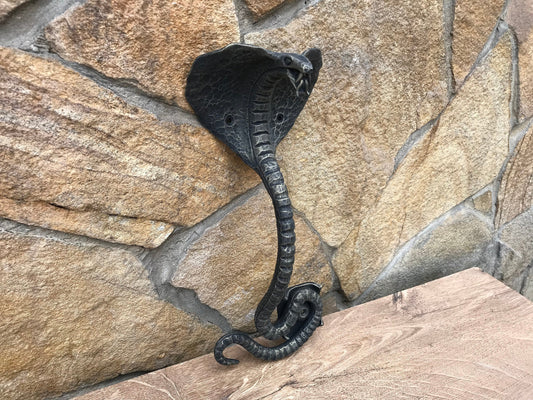 Barn door handle, cobra, shed door handle, snake, barn door pull, door pull, snake lover gift, barn door decoration, door handle, lock, axe